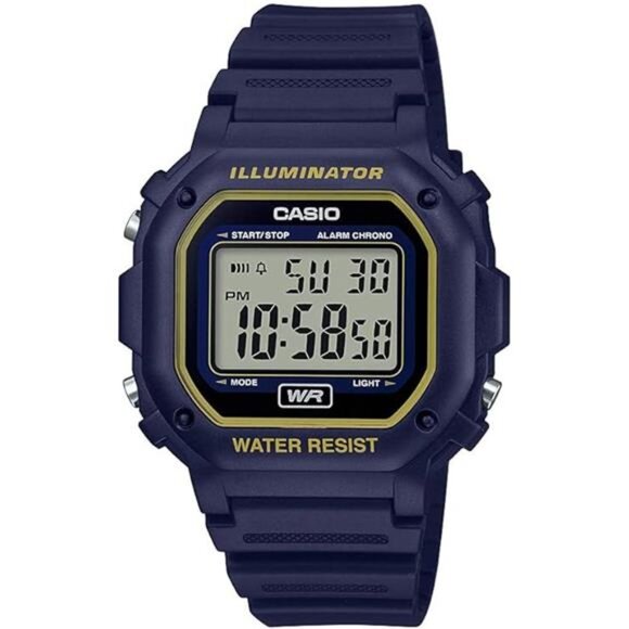 F108WH Series | Men\'s Digital Watch | Illuminator | Water Resistant | LED Light